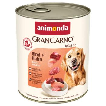 6x800g animonda GranCarno Original Adult marha & csirke nedves kutyatáp kép