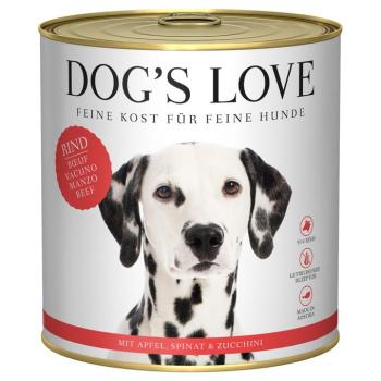 6x800g Dog's Love Adult Marha nedves kutyatáp kép