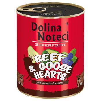 6x800g, Dolina Noteci Superfood, marha- és libaszív, nedves kutyaeledel kép