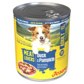 6x800g Josera Meatlovers Menü kacsa tök nedves kutyatáp (új design) kép