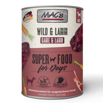 6x800g MAC's Adult vad & bárány nedves kutyatáp kép