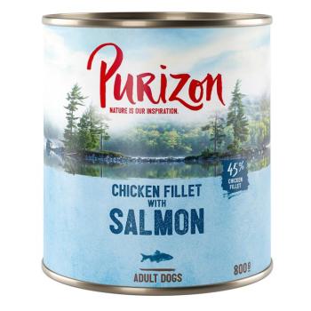 6x700g Purizon Original Adult nedves kutyatáp - Csirkefilé, lazac spenót & kókusz kép