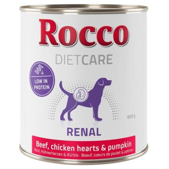 6x800g Rocco Diet Care Renal marha, csirkeszív & tök nedves kutyatáp kép