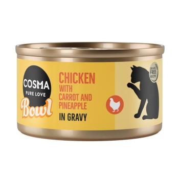 6x80g Cosma Bowl csirkemell nedves macskatáp kép