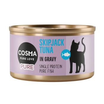 6x80g Cosma Pure Skipjack tonhal nedves macskaeledel