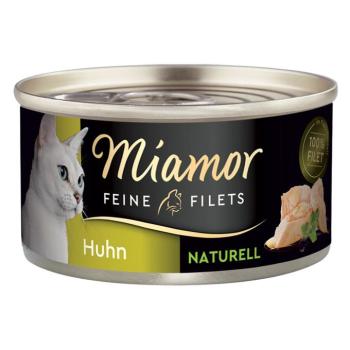 6x80g Miamor Naturelle Feine Filets nedves macskatáp - Csirke kép