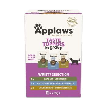 6x85g Applaws Taste Toppers szószban próbacsomag nedves kutyatáp próbacsomagban kép