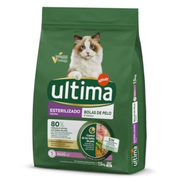 7,5kg Ultima Sterilized Hairball pulyka száraz macskatáp
