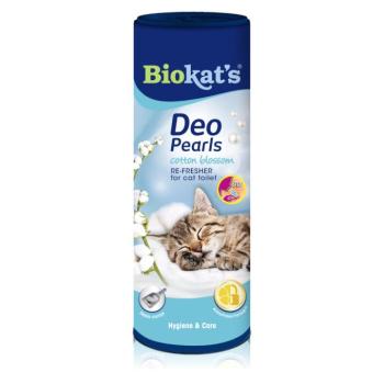 700g Biokat's Deo Pearls Cotton Blossom alomszagtalanító macska WC-hez kép