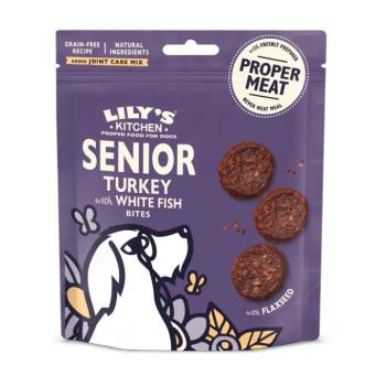 70g Lily's Kitchen Senior Bites pulyka & fehér hal kutyasnack kép