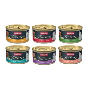 72x85g animonda Vom Feinsten Adult Mousse-mix 6 változattal