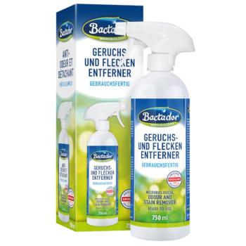 750ml Bactador szag- és folteltávolító spray macskáknak, kutyáknak, kisállatoknak kép