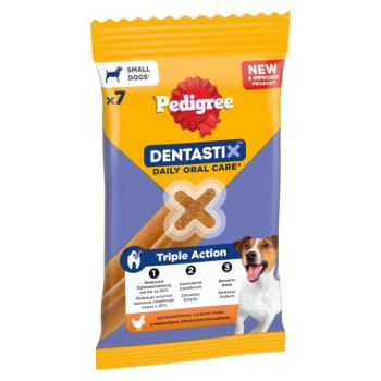 7x 110g Pedigree Dentastix mindennapi fogápolás kis testű kutyáknak (5-10 kg) kutyasnack kép