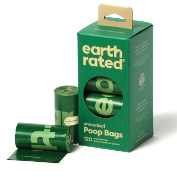 8 tekercs, 120db Earth Rated illatmentes kutyapiszok zacskó tekercsekben kutyáknak kép