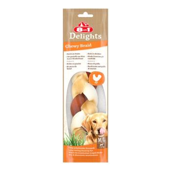 80g 8in1 Delights rágócopf csirke kutyasnack kép