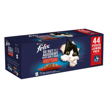 88x85g Felix Fantastic Finom húsválogatás nedves macskatáp kép