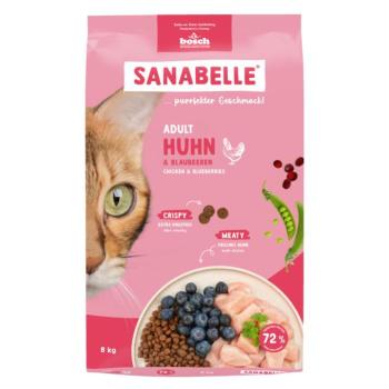 8kg Sanabelle Adult csirke & áfonya száraz macskatáp kép