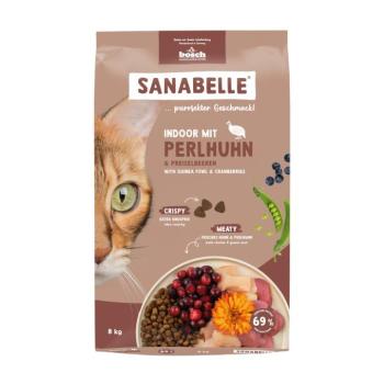 8kg Sanabelle Indoor gyöngytyúk száraz macskatáp kép