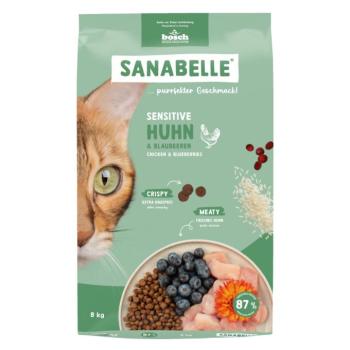 8kg Sanabelle Sensitive csirke & áfonya száraz macskatáp kép