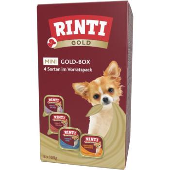 8x100g RINTI Gold Mini tálcás multibox nedves kutyatáp kép