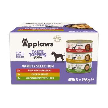 8x156g Applaws Taste Toppers raguval próbacsomag nedvestáp kutyáknak kép