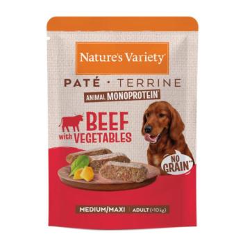 8x300g Nature's Variety Original Paté No Grain Medium/Maxi Adult marha nedves kutyatáp kép
