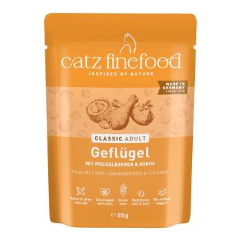8x85g catz finefood tasakos nedves macskatáp-Szárnyas kép