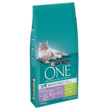 9,75kg PURINA ONE Sensitive pulyka száraz macskatáp kép