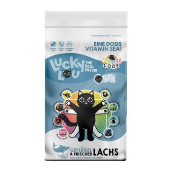 9kg Lucky Lou Adult szárnyas & lazac száraz macskatáp kép