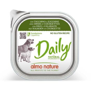 9x300g Almo Nature Daily Pulyka & cukkini nedves kutyatáp kép