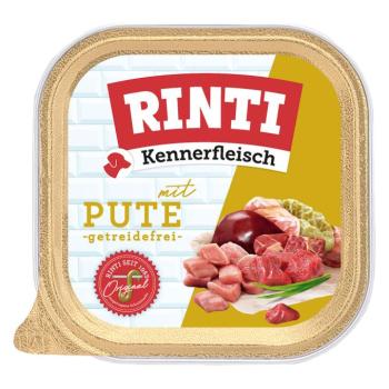 9x300g RINTI ínyenceknek pulyka tálcás nedves kutyatáp kép