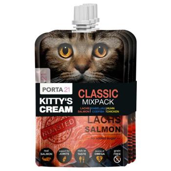 9x90g Porta 21 Kitty's Cream macskasnack vegyes csomagban, 3 változattal kép