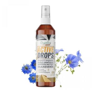 Active Drops lenmag-, kendermag- és feketeköménymag-olaj keverék 200 ml kép