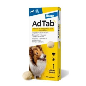 AdTab Rágótabletta Kutyák részére 22-45 kg 3db kép