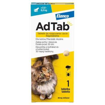 AdTab™ rágótabletta macskák részére 1 db / 2-8 kg kép