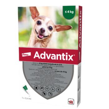 Advantix spot on 0,4 ml; 4 kg alatt 1X kép