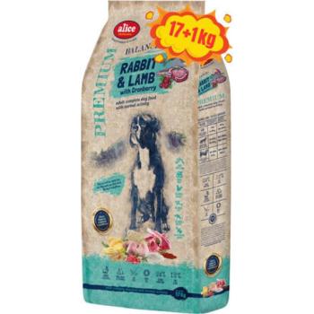 ALICE Adult Balance rabbit, lamb & cranberry 17 kg kép