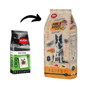 Alice PROFESSIONAL Adult CROQUETTES Pork&Potato 17kg kép