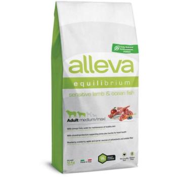 Alleva Equilibrium Adult Medium-Maxi Sensitive Lamb & Ocean Fish 12 kg kép