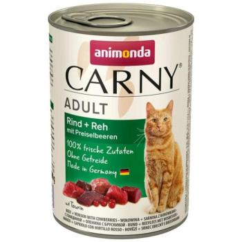 Animonda Carny Adult beef + deer with cranberries 400 g kép
