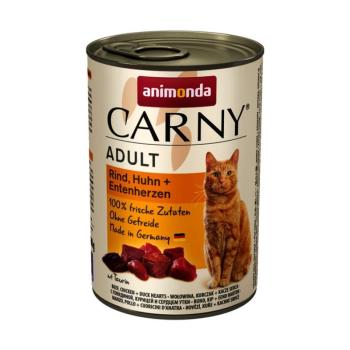 Animonda Cat Carny Adult, marha, csirke és kacsaszív 400 g (83722) kép