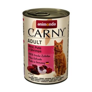 Animonda Cat Carny Adult, marha, pulyka és garnéla 6 x 400 g (83724)