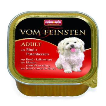 Animonda Vom Feinsten Adult (marha,pulykaszív) - Felnőtt kutyák részére 12x150g kép