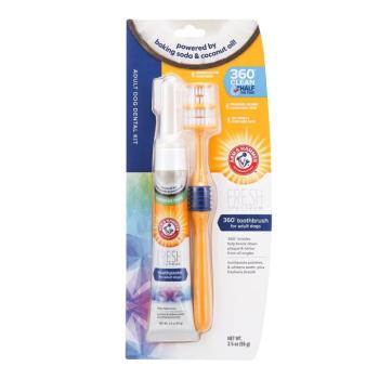 Arm & Hammer fogkeféből és fogkrémből álló fogápoló 3 részes szett kutyáknak kép