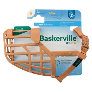 Baskerville Klassik szájkosár kutyáknak, bézs, 8-as méret kép