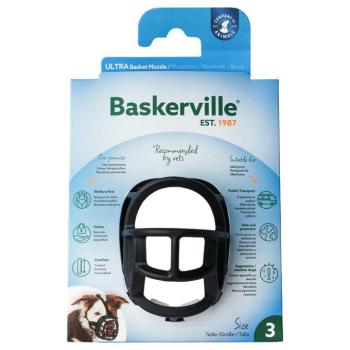 Baskerville Ultra 2.0 szájkosár kutyáknak, 3-as méret: pl. border collie, schnauzer kép