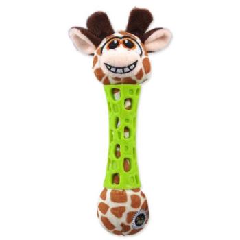 BeFun zsiráf plüssjáték TPR gumival 17 cm-es kiskutyának kép