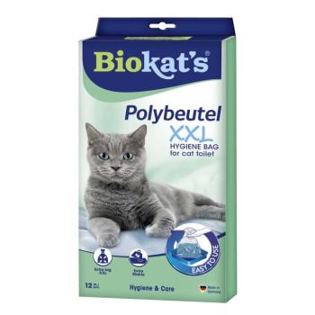 Biokat's egyszer használatos zacskó macska wc-hez, 72db kép