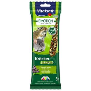 Botok Vitakraft Emotion Kracker kis rágcsáló, gyógynövényekkel 3 db kép