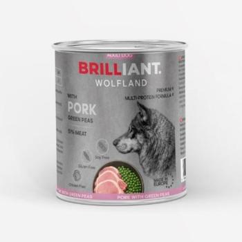 BRILLIANT Wolfland sertés borsóval 800g kép